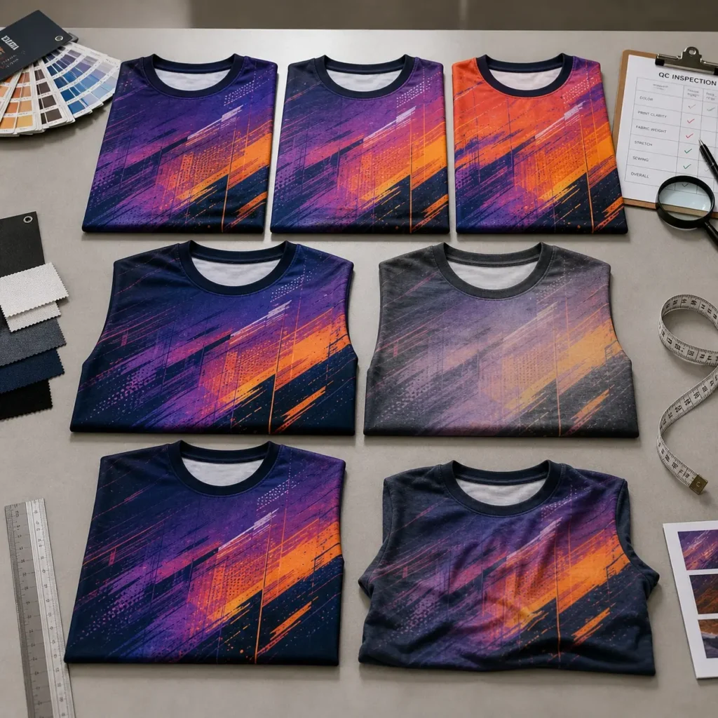 tshirt-production-risks-color-inconsistency-print-quality-fabric-deformation
