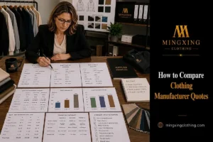 Clothing Manufacturer Quote Comparison