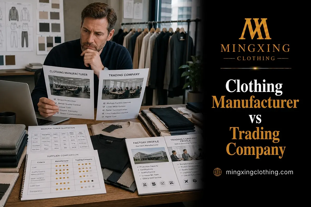 Clothing Manufacturer vs Trading Company