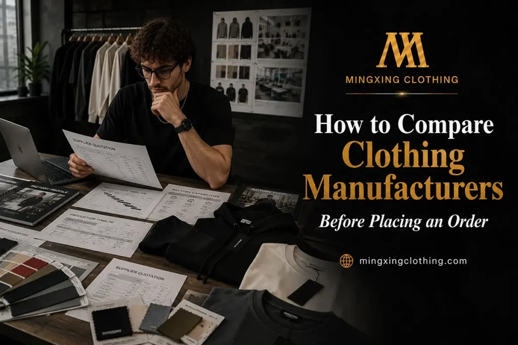 Compare Clothing Manufacturers