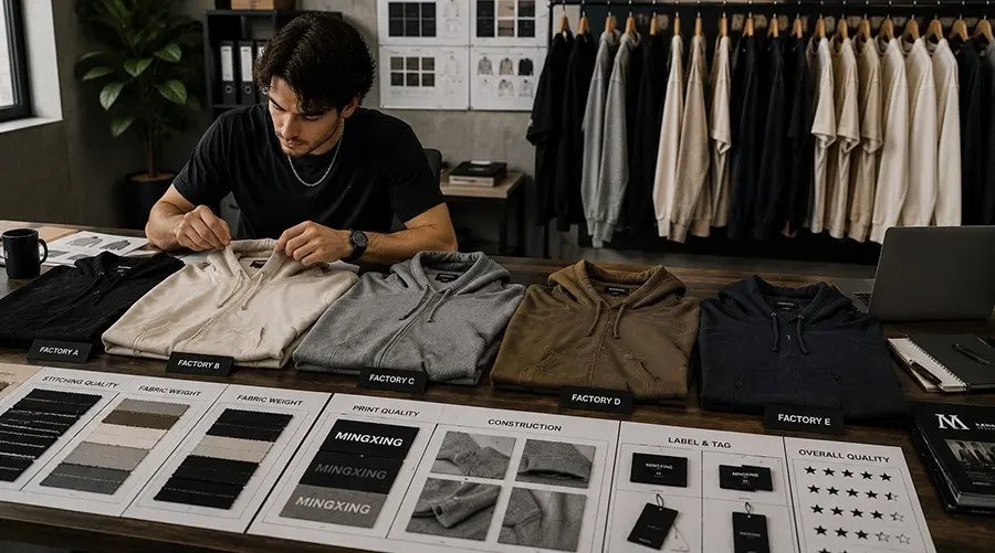 Comparing Garment Samples