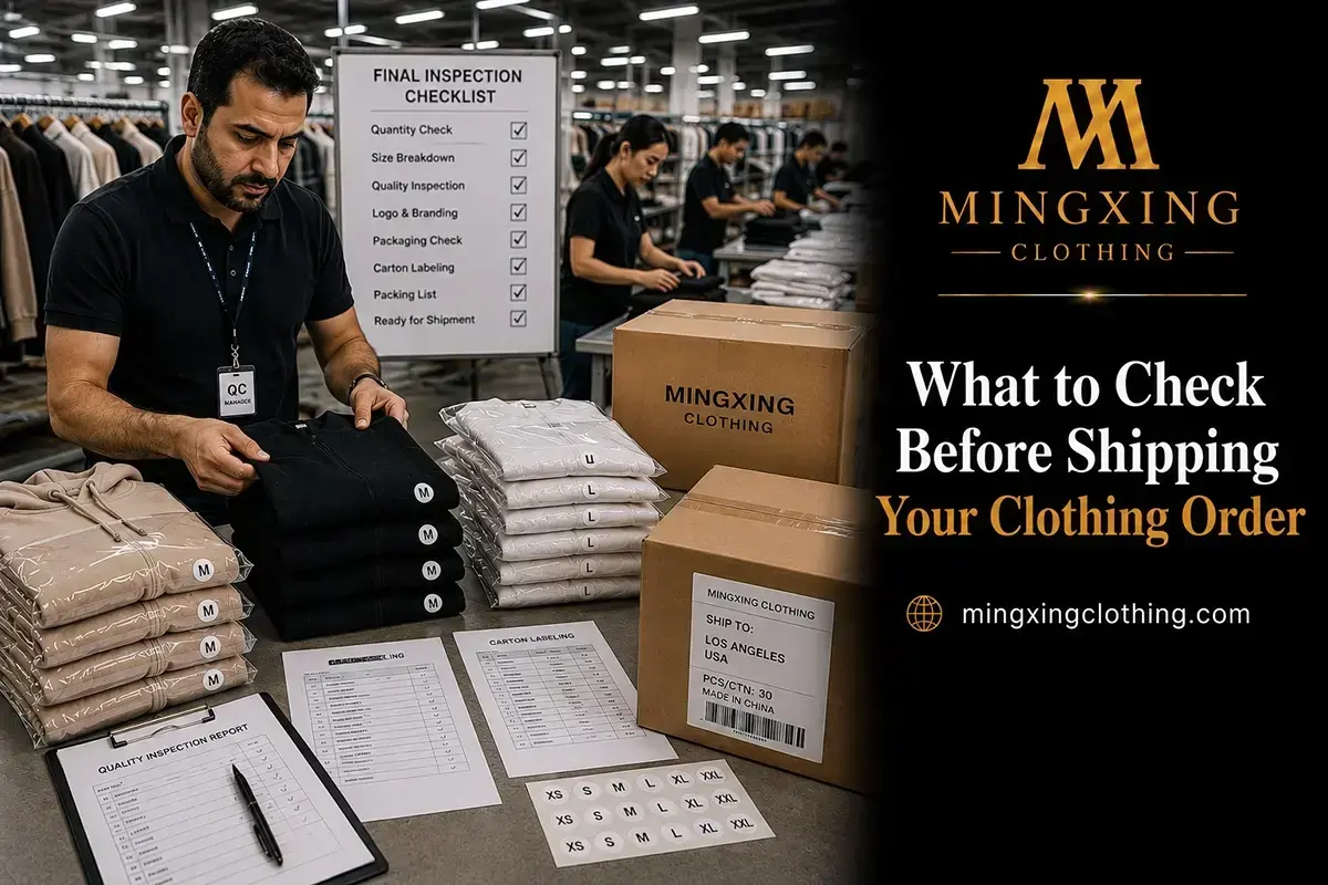 Final Clothing Inspection