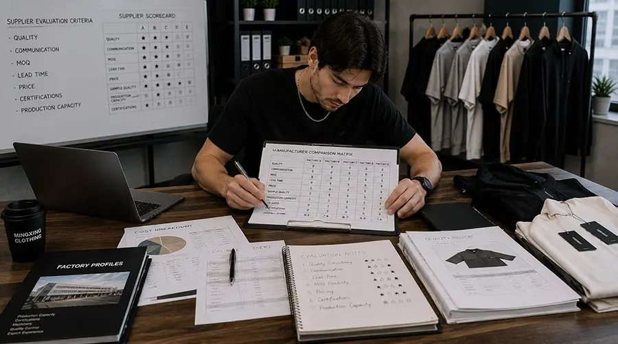 Comparing Garment Samples
