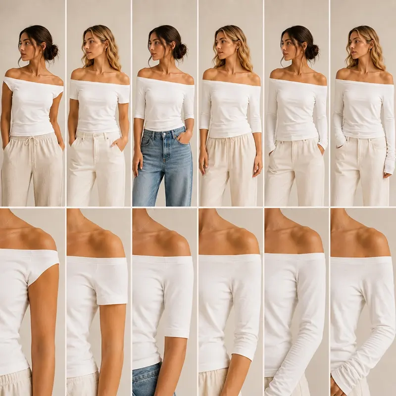 Off Shoulder Sleeve Options