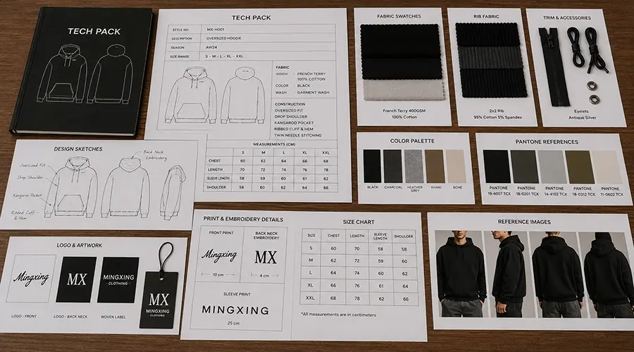 Prepare Clothing Design Documents