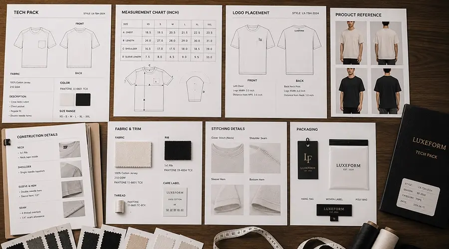 Professional Clothing Tech Pack