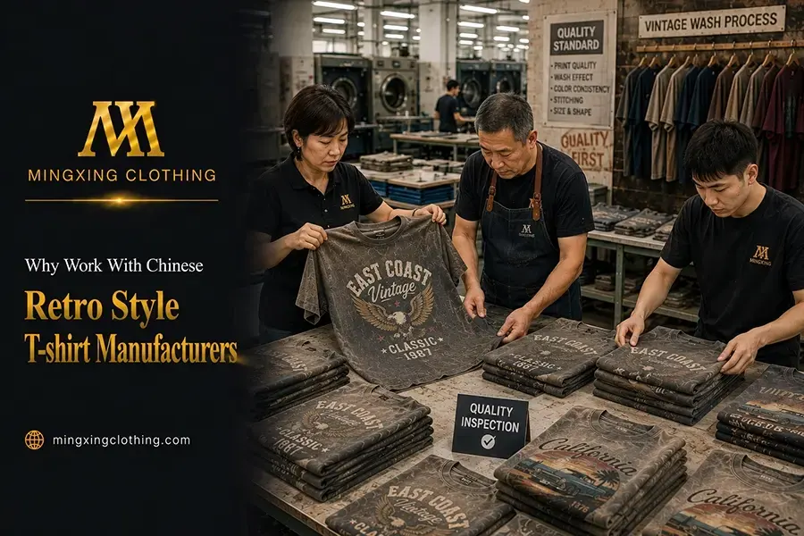 Retro Style T-shirt Manufacturers