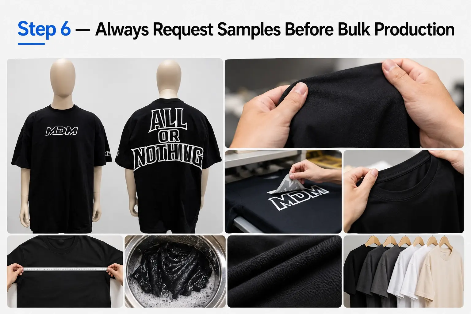 Always Request Samples Before Bulk Production