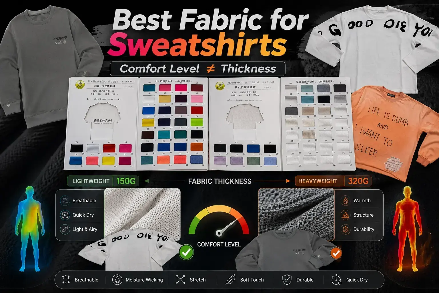Best Fabric for Sweatshirts