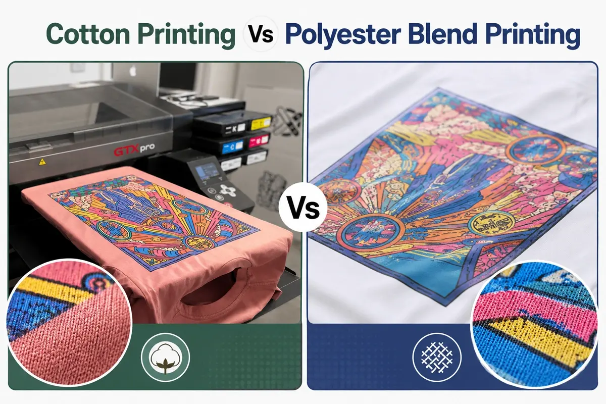 Cotton Printing Vs Cotton Blend Pringting