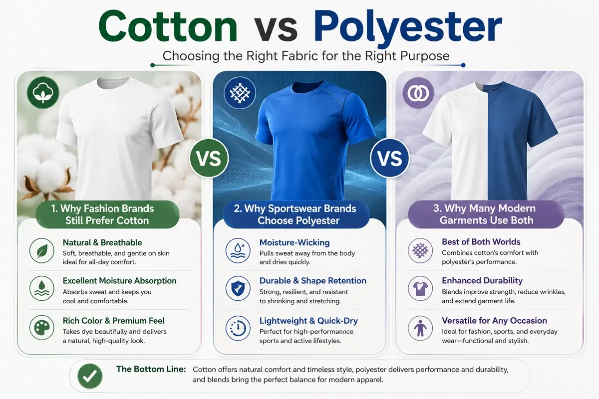 Cotton and Polyester Fabric