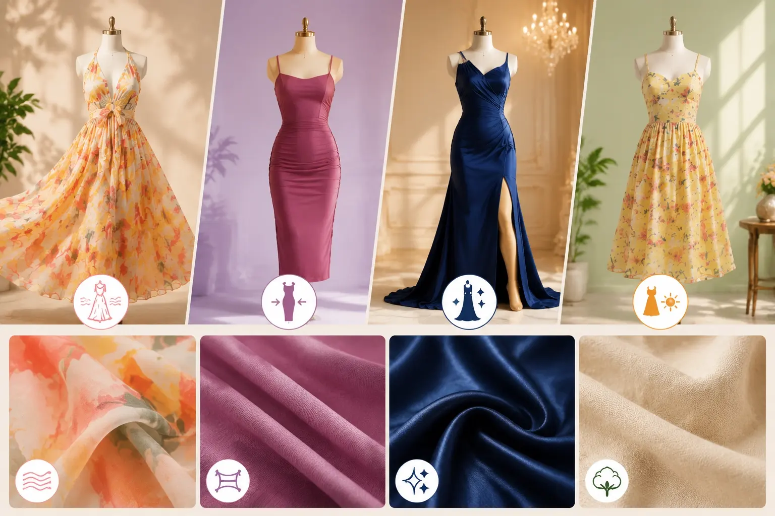 Dress Silhouette Comparison