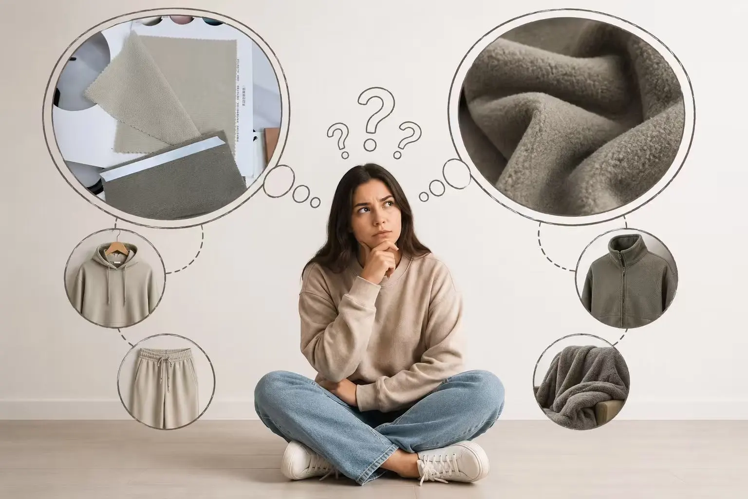 French Terry and Fleece Different