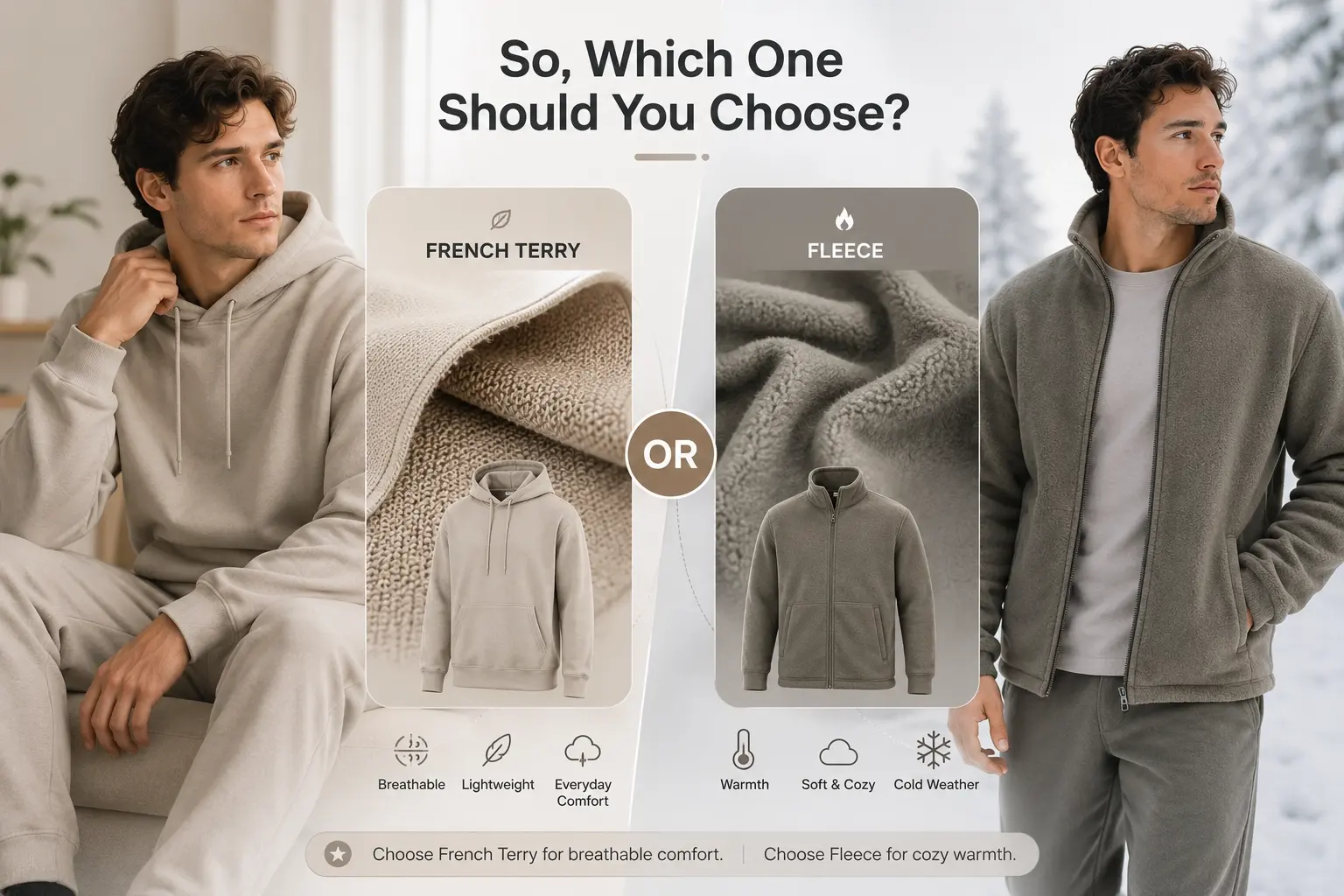 How To Choose French Terry and Fleece