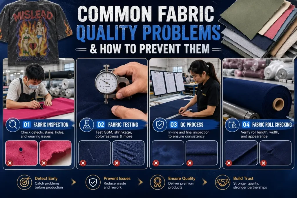 common fabric quality problems