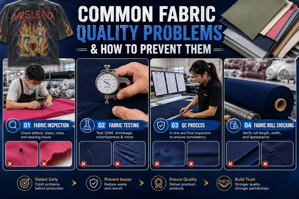 common fabric quality problems