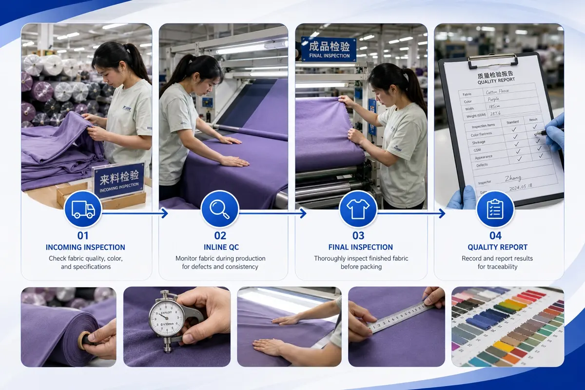 fabric quality control garment production