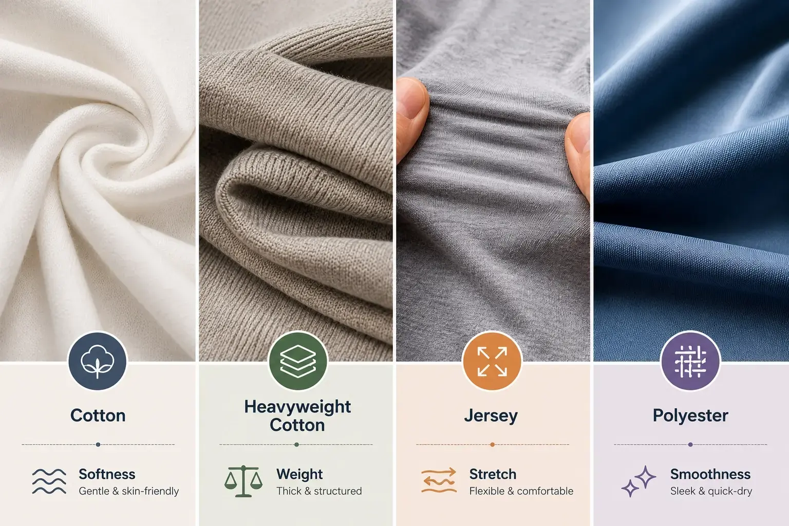 t-shirt fabric cotton polyester texture
