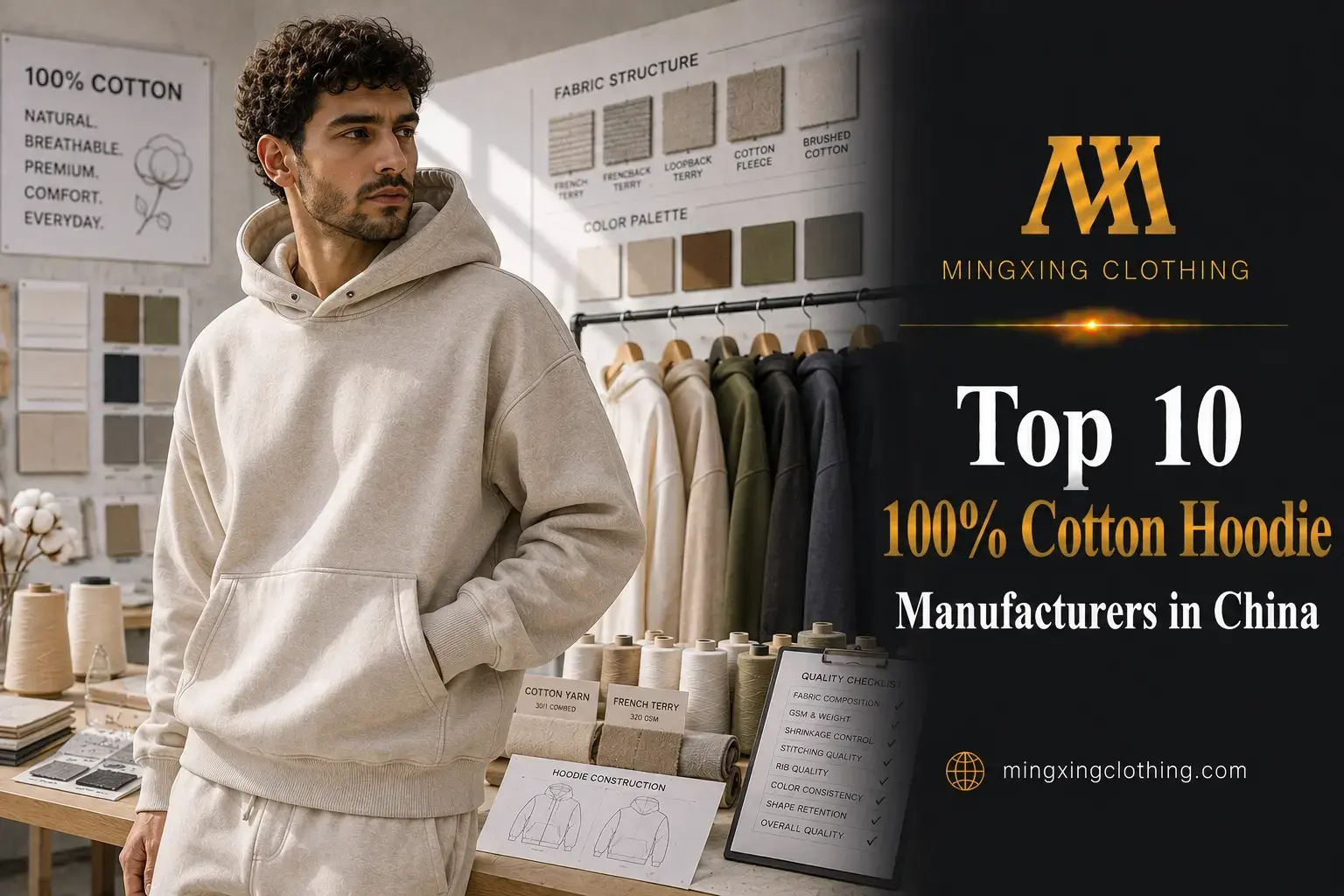 100% Cotton Hoodie Manufacturer