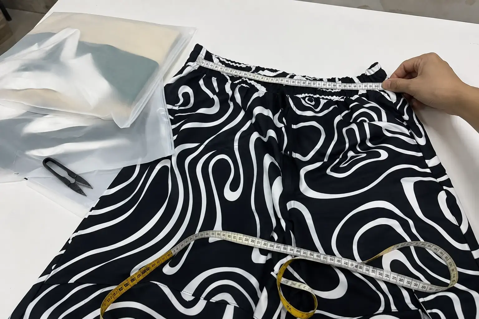 Pattern making and sample development for custom pants