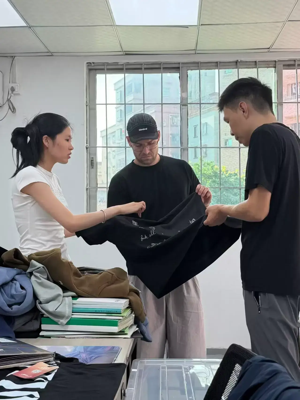 Garment sample approval and quality review