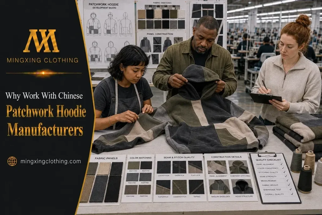 Patchwork Hoodie Manufacturers