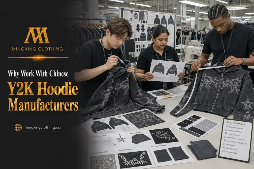 Top 10 Y2K Hoodie Manufacturers in China
