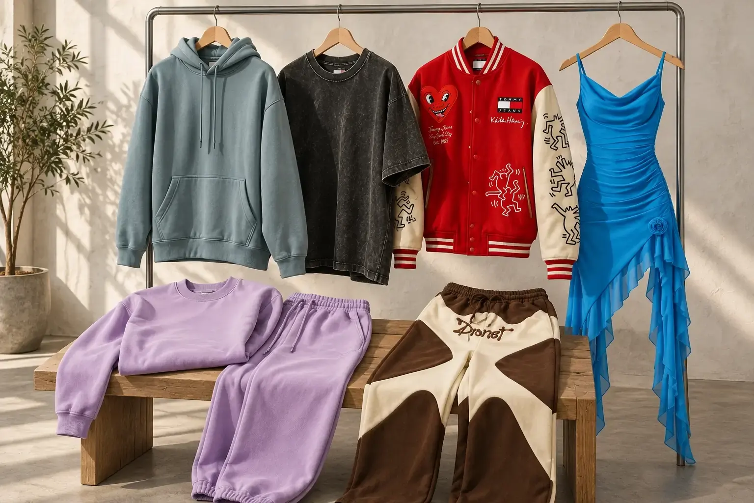 Custom apparel collection