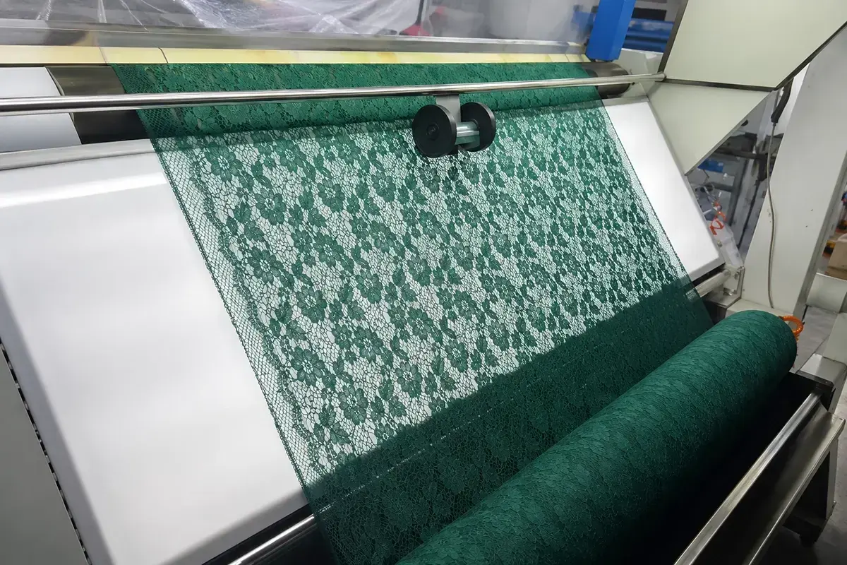 Dress fabric, lining, trim, closure, and construction detail confirmation